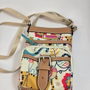 Lily bloom mini crossbody cellphone bag